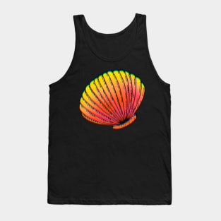 Orange Sea Shell Tank Top